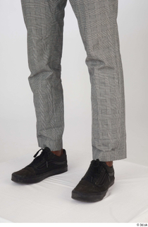 Kavan black sneakers calf dressed grey trousers 0002.jpg